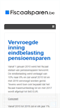 Mobile Screenshot of fiscaalsparen.be
